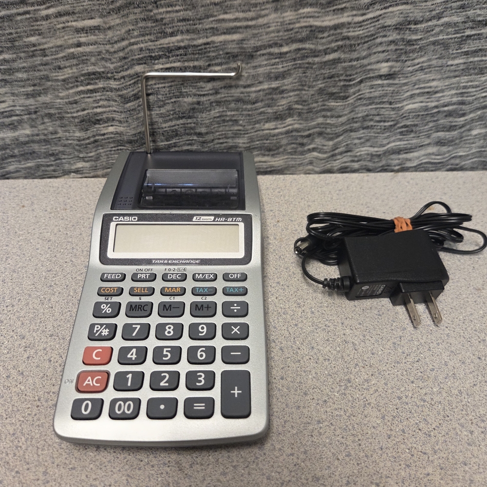 Casio Silver Calculator FR-8TM